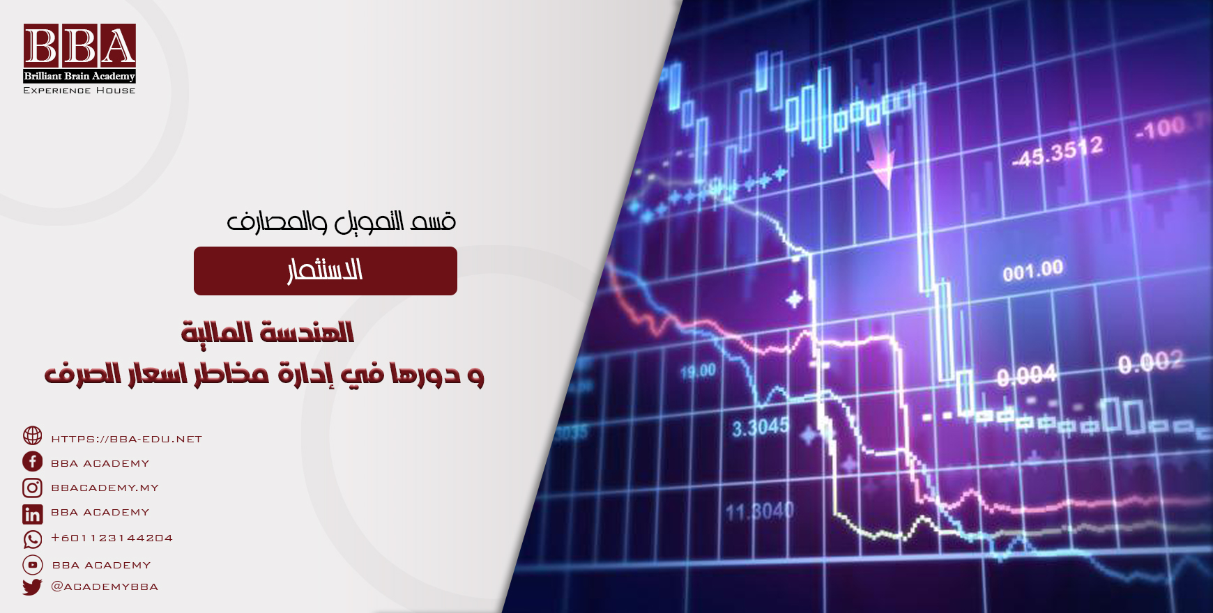 الهندسة المالية و دورها في إدارة مخاطر اسعار الصرف