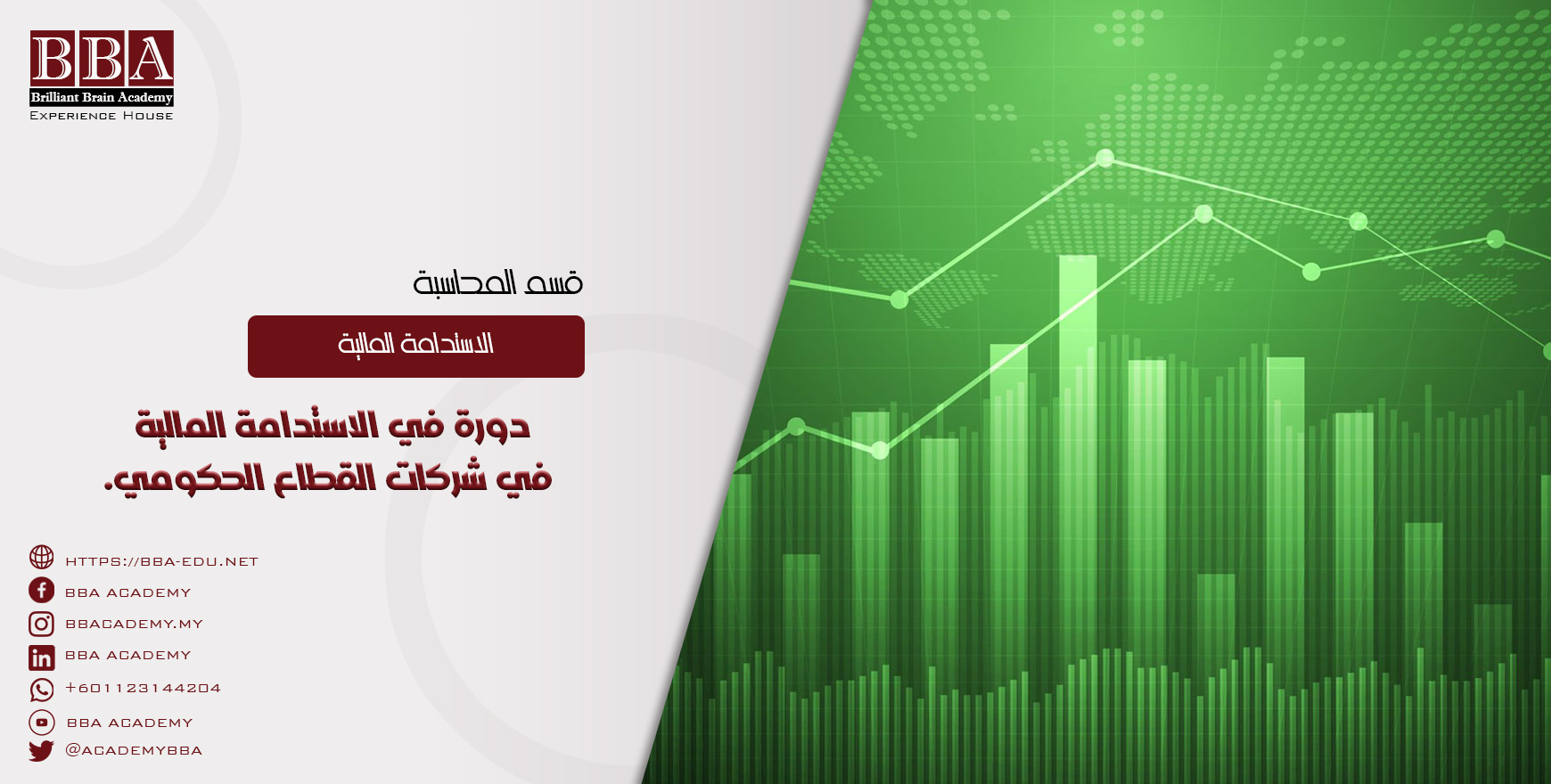 دورة في الاستدامة المالية في شركات القطاع الحكومي.