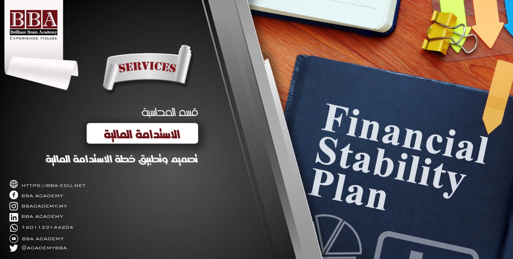 تصميم وتطبيق خطة الاستدامة المالية